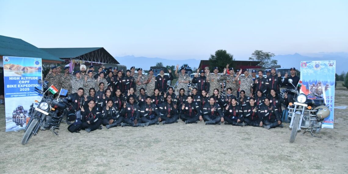 CRPF Women’s High Altitude Bike 3rd Edition Expedition Concludes