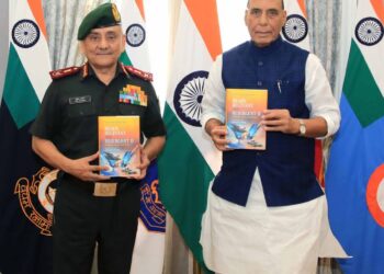Raksha Mantri Launches Book ‘Visionary Book Ready, Relevant and Resurgent II’