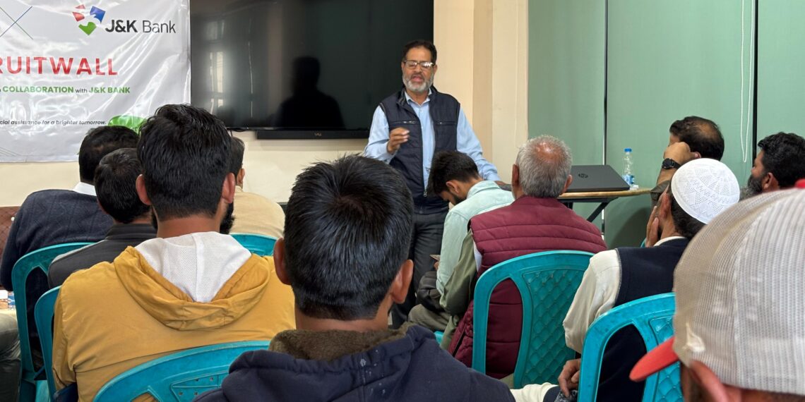 QUL Fruits, J&K Bank Empower South Kashmir Farmers on High-Density Apple Plantation