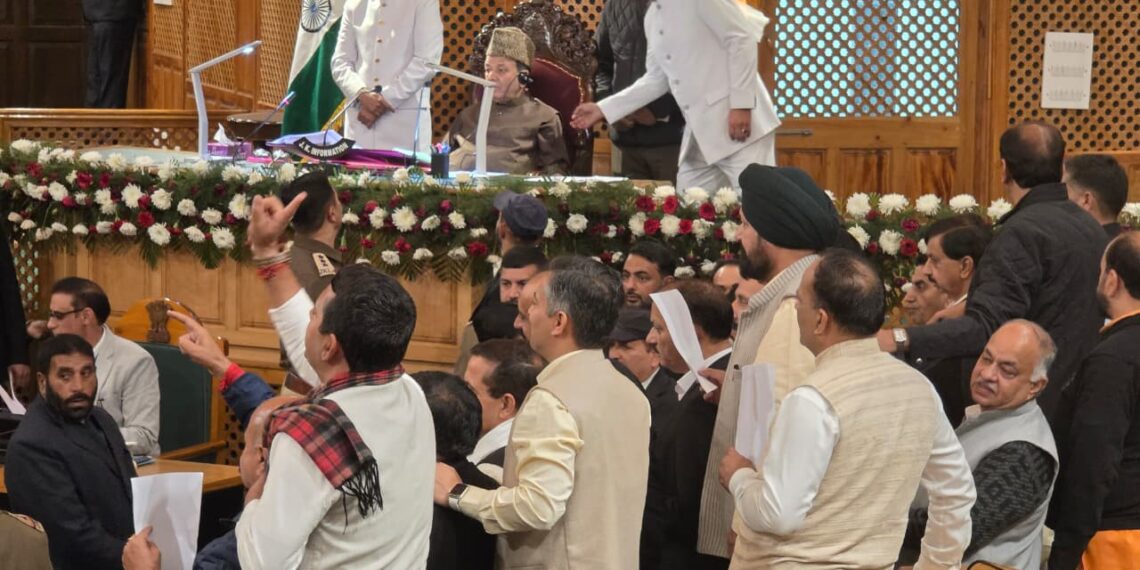 NC MLAs Shout “Chor Machaye Shor” as Uproar in J&K Assembly as BJP Demands Discussion on Flood Victims’ Rehabilitation