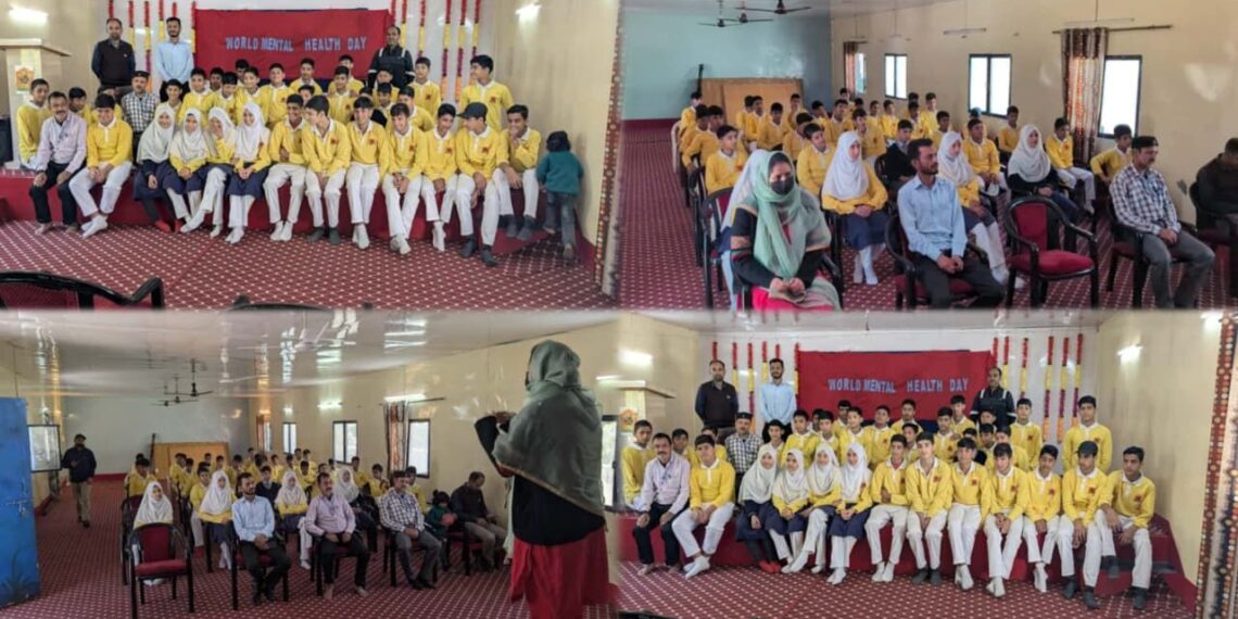 TLSC Tangdhar Organises Awareness and Action Programme on World Mental Health Day at Army Goodwill School Teetwal Karnah