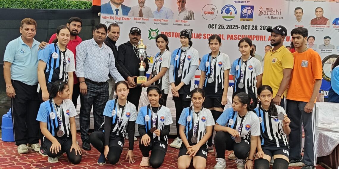 J&K Girls Shine with Bronze at National Roll Ball Championship