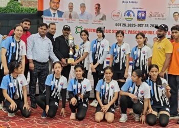 J&K Girls Shine with Bronze at National Roll Ball Championship