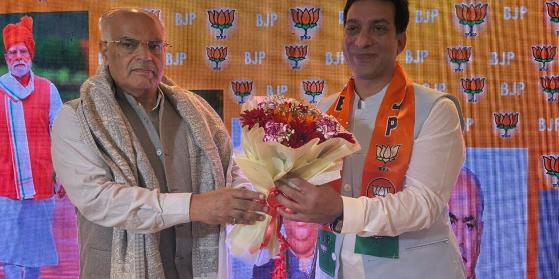 Prominent Hotelier Sahil Reshie Joins BJP in Srinagar, Party Welcomes Him