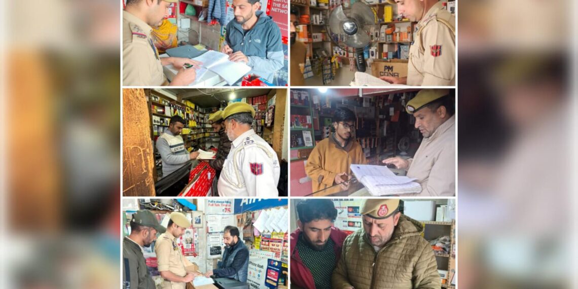 District-Wide Checks on SIM Dealers as Budgam Police Intensifies Vigilance