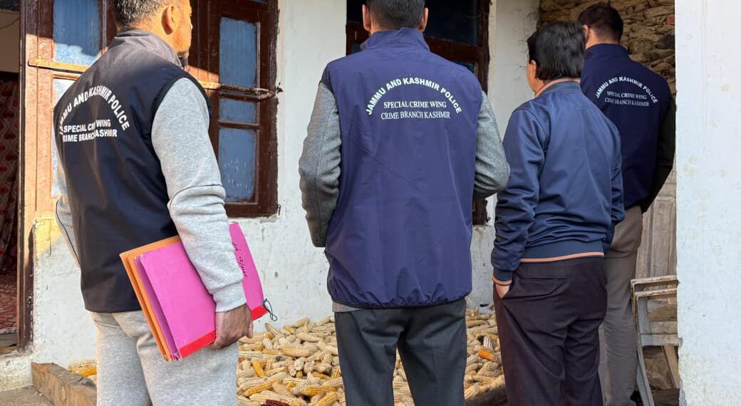 Crime Branch Kashmir Probes Job Scam; Searches Conducted in Doda Village