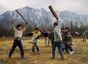 Cricket in Kashmir