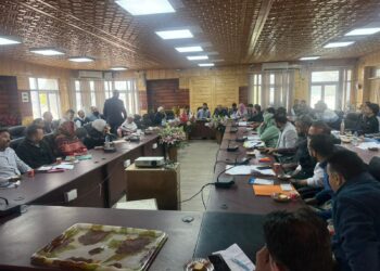 Er. Aijaz Hussain Highlights Public Issues in Srinagar DDC Meeting