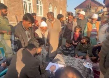 Er. Aijaz Hussain Rallies Support for BJP in Budgam, Urges End to NC-PDP Dynastic Politics