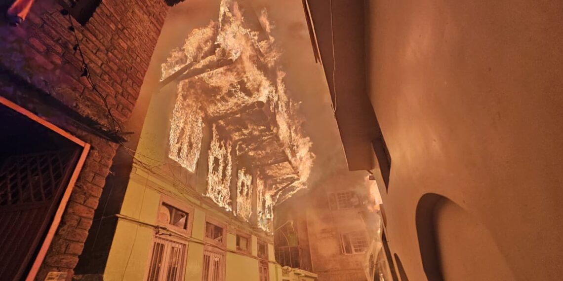 Eight Houses Reduced to Ashes in Habba Kadal Fire Tragedy