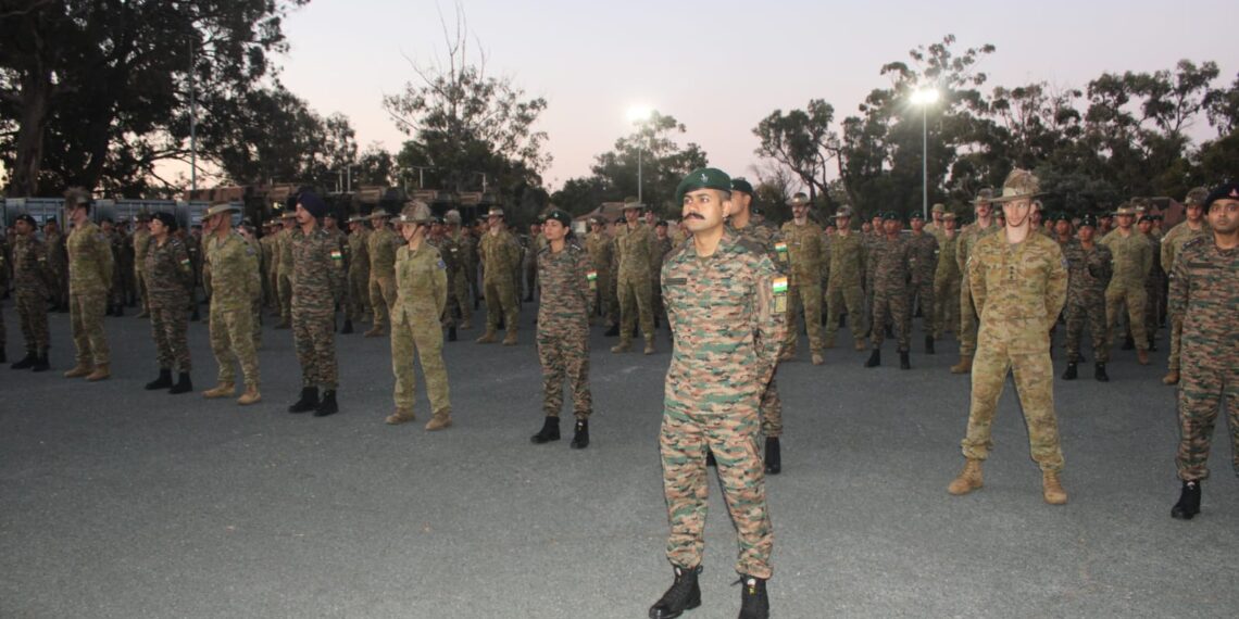 India, Australia Armies Begin 4th Edition of Joint Exercise ‘AUSTRAHIND’ in Perth