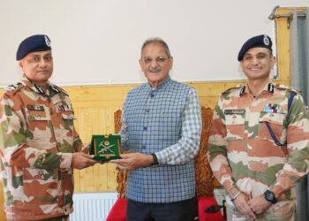 ITBP DG Briefs Ladakh LG on Border Security and Troop Welfare