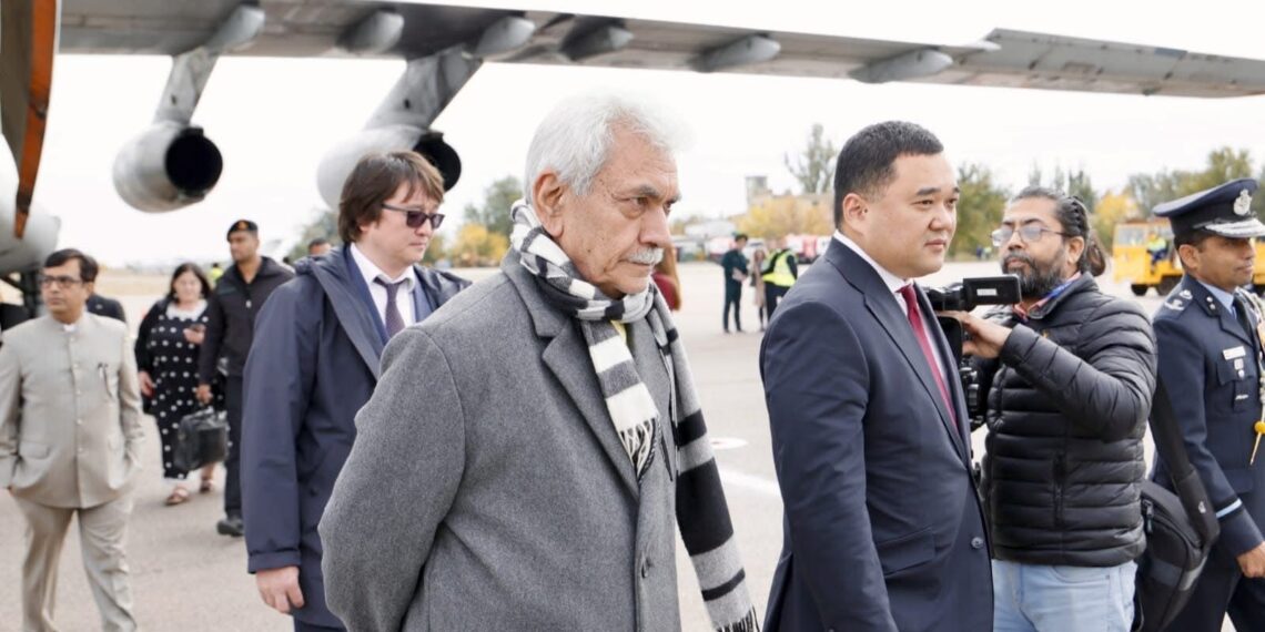 J&K LG Manoj Sinha Reaches Kalmykia, Russia to Pay Homage to Lord Buddha’s Holy Relics