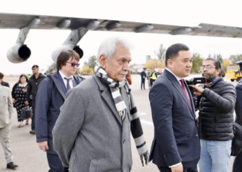 J&K LG Manoj Sinha Reaches Kalmykia, Russia to Pay Homage to Lord Buddha’s Holy Relics