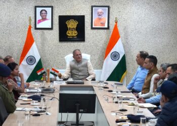 LG Kavinder Gupta Reviews Law & Order in Ladakh