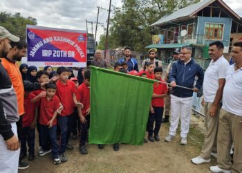 Run for peace” organised by IRP 20th Battalion of Jammu and Kashmir police