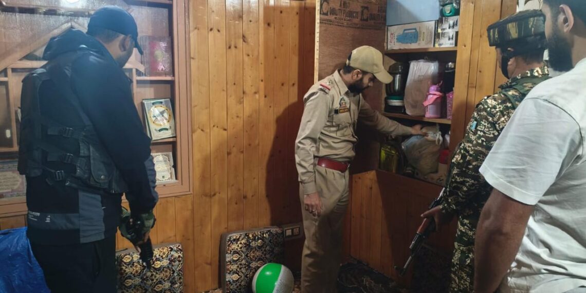 Srinagar Police Target Residences of Terror Suspects in Citywide Raids