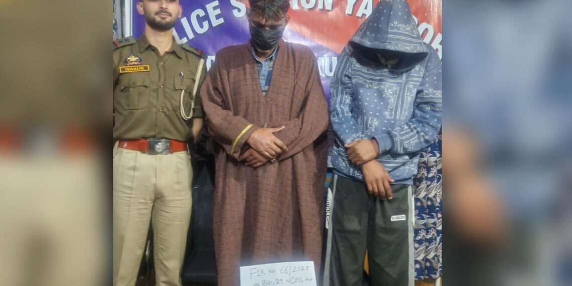 Kulgam Police Nab Most-Wanted Drug Peddler, Seize Heroin and Cash