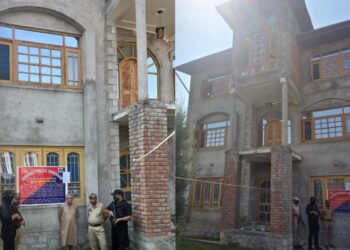 Srinagar Police Seizes House Linked to Terror Operative Sajad Gul