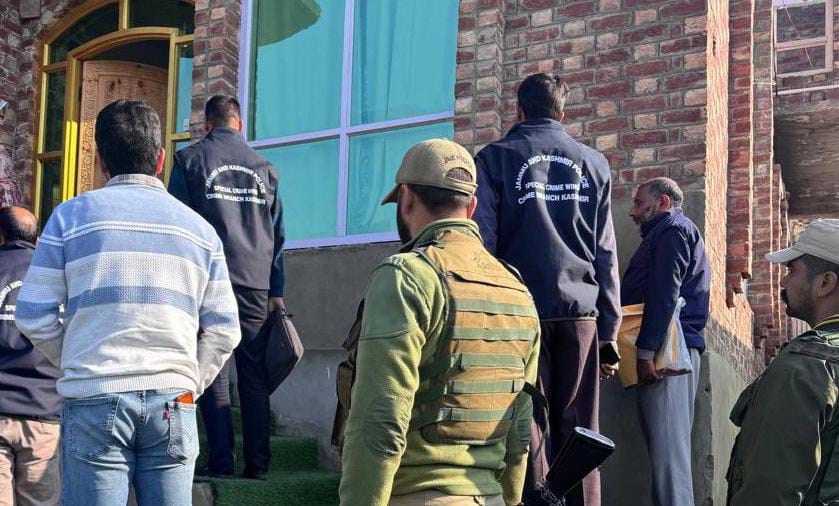 Searches Underway in Job Fraud Case; Crime Branch Raids Houses in Awantipora, Kulgam
