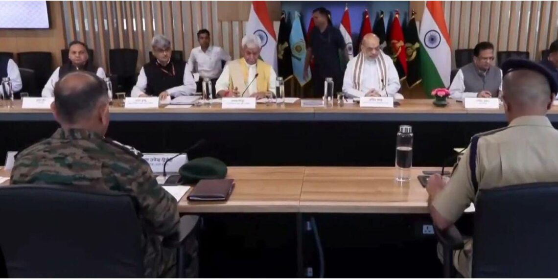 HM Amit Shah Chairs High-Level Meeting on J&K Security; Zero Tolerance Against Terror Emphasized