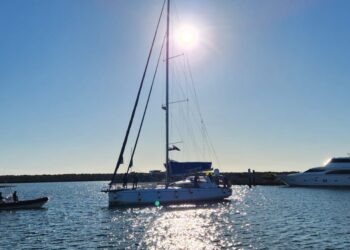 IASV Triveni Anchors in Australia on Historic All-Women Naval Voyage