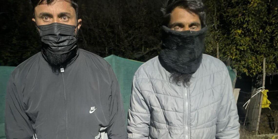 Sopore Police Nab Two Hybrid Terrorists; Weapons Cache Recovered in Joint Operation