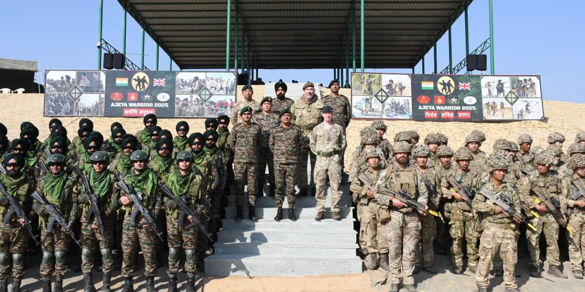 INDIA–UK JOINT MILITARY EXERCISE ‘AJEYA WARRIOR-25’ CONCLUDES AT RAJASTHAN