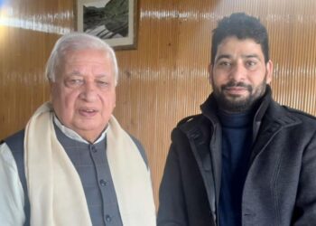 Er. Aijaz Hussain Meets Bihar Governor Arif Mohammad Khan in Srinagar, Discusses Youth & Inclusion