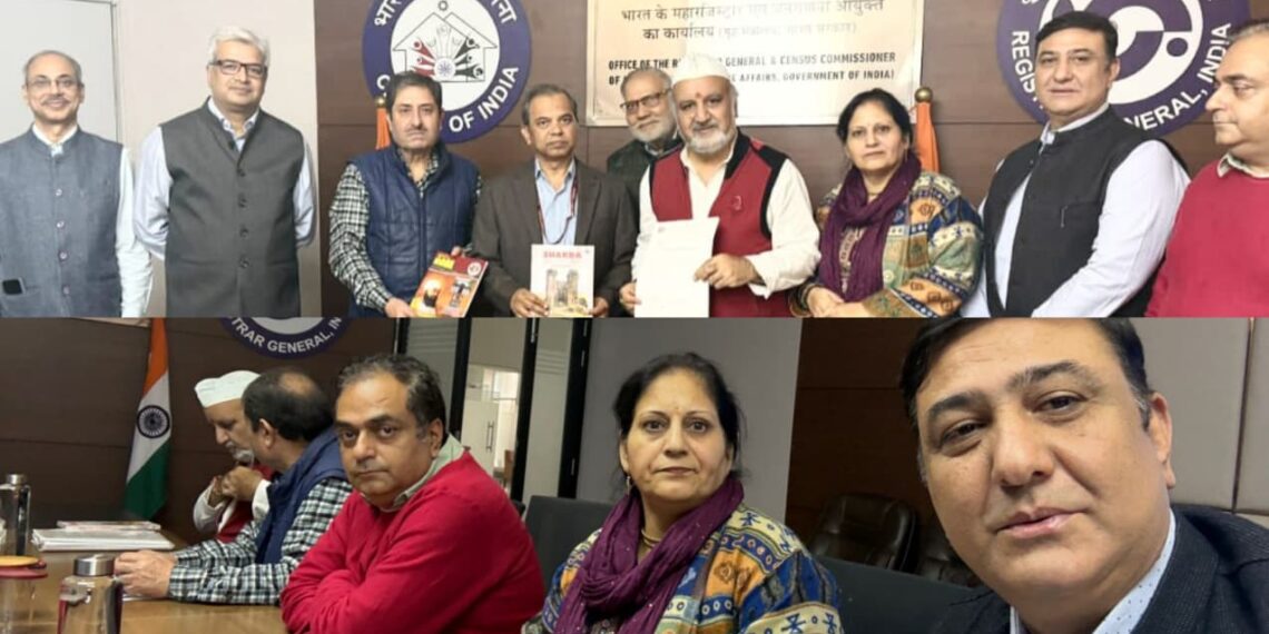 AIKS delegation calls on Registrar General (Census) demand distinct identity for Kashmiri Pandits