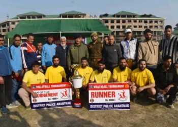 Anantnag Police Hosts High-Voltage Volleyball Final Under Anti-Drug Drive