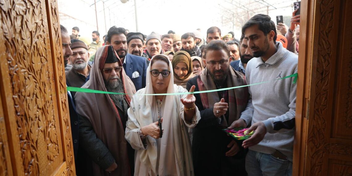 Waqf Board Means Transformation: Dr Andrabi Inaugurates Modern Sheesh Khana at Hazratbal