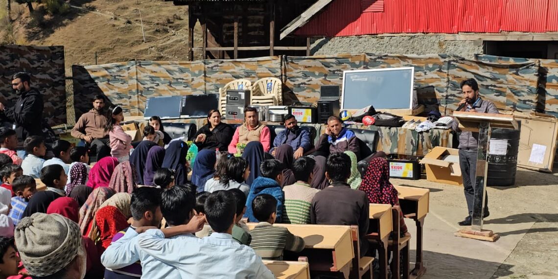 Indian Army Upgrades Border School Infrastructure in J&K