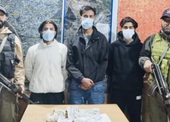 Srinagar Police Avert Possible Terror Strike; Three Held with Pistol and Rounds