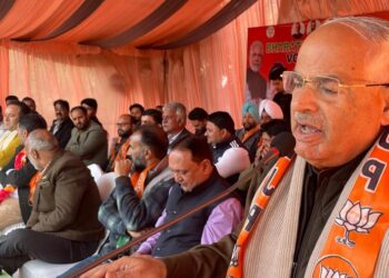BJP Puts Up Show of Strength in Budgam, Leaders Target NC Over ‘Double Standards’
