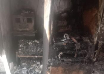 Early Morning Blaze Guts ATM Kiosk in Rainawari, Car Damaged