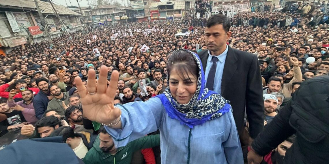 “Budgam Win Comes Amid National Grief,” Says Mehbooba Mufti
