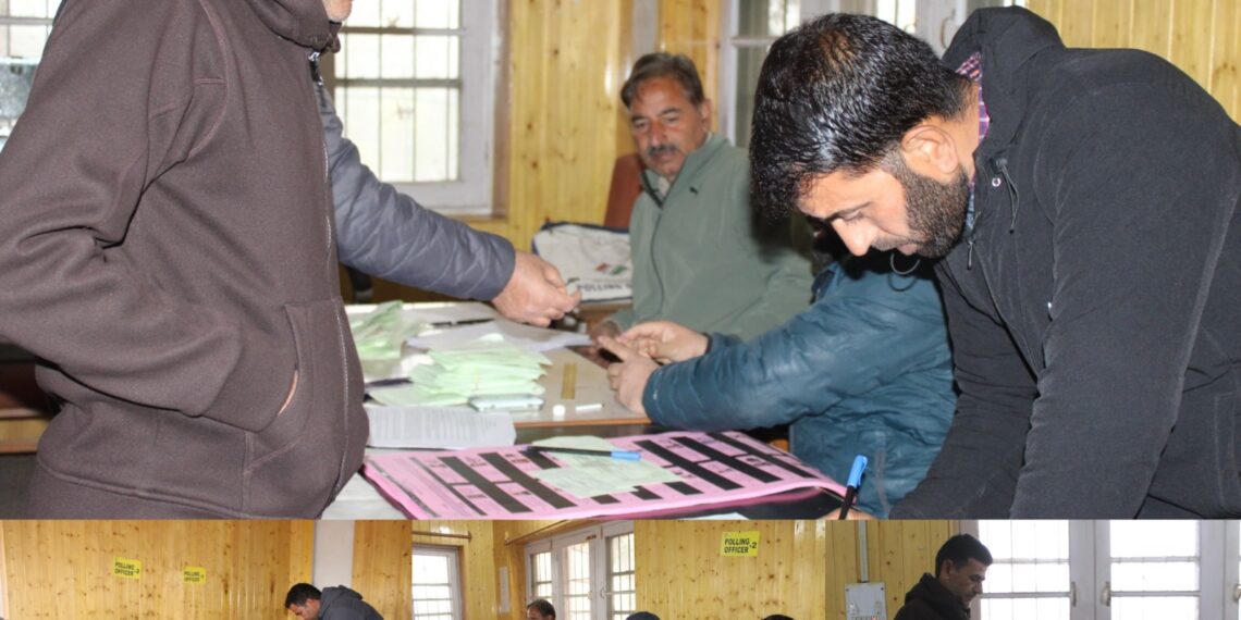 Postal Ballot Casting Underway for Budgam Bye-Election; Essential Staff Participate Actively