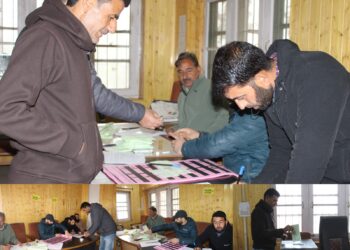 Postal Ballot Casting Underway for Budgam Bye-Election; Essential Staff Participate Actively