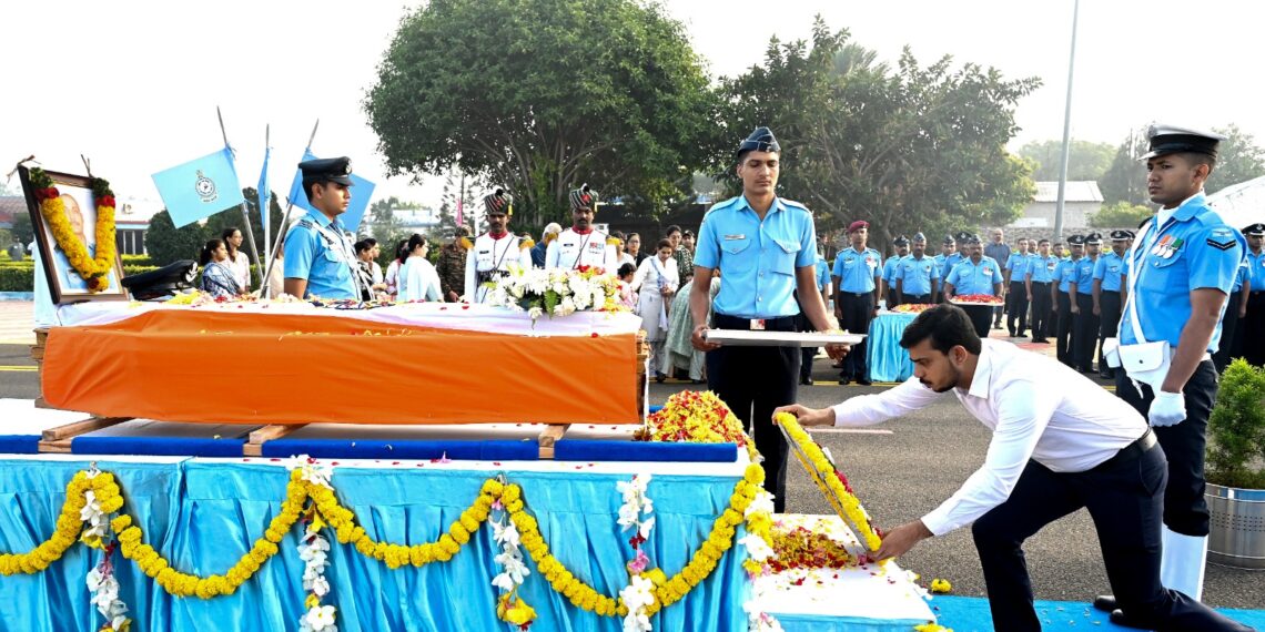 Wing Commander Syal’s Mortal Remains Brought to Sulur Air Base After Dubai Air Show Tragedy