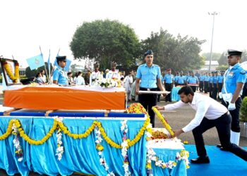 Wing Commander Syal’s Mortal Remains Brought to Sulur Air Base After Dubai Air Show Tragedy