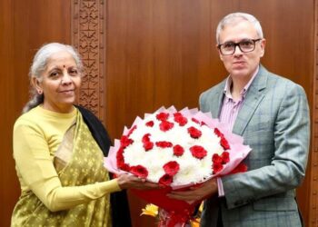 CM Omar Meets Union Finance Minister to Boost J&K Development