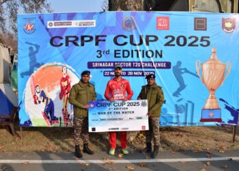 Srinagar Witnesses Spectacular Cricket Action on Day 2 of CRPF T20 Challenge