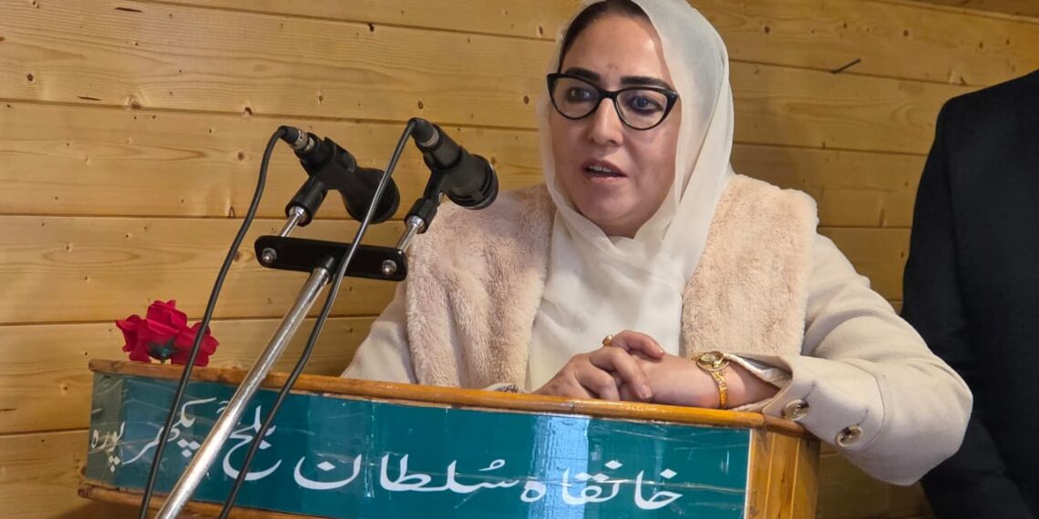 Dr Darakhshan Inaugurates Key Infrastructure Projects at Pakherpora Shrine Complex