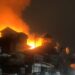 Late-Night Fire Ravages Old Fateh Kadal Homes, Firefighter Injured