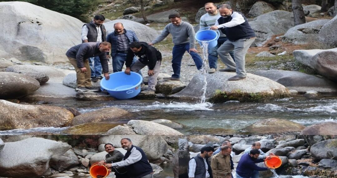 Kupwara Fisheries Department Releases Brown Trout Fingerlings to Boost Eco-Tourism and Biodiversity