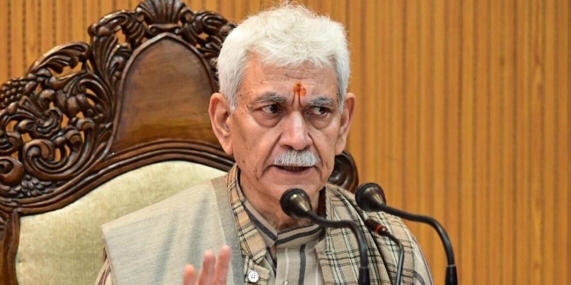 Take Strongest Action Against Terror Sympathizers, OGWs and Radicalizing Elements: LG Manoj Sinha to Officials