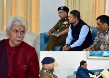 Maintain Highest Vigil Across J&K, Says LG Manoj Sinha in Security Meet