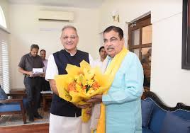 LG Ladakh Kavinder Gupta Holds Key Talks with Union Minister Gadkari to Fast-Track Strategic Road and Tunnel Projects