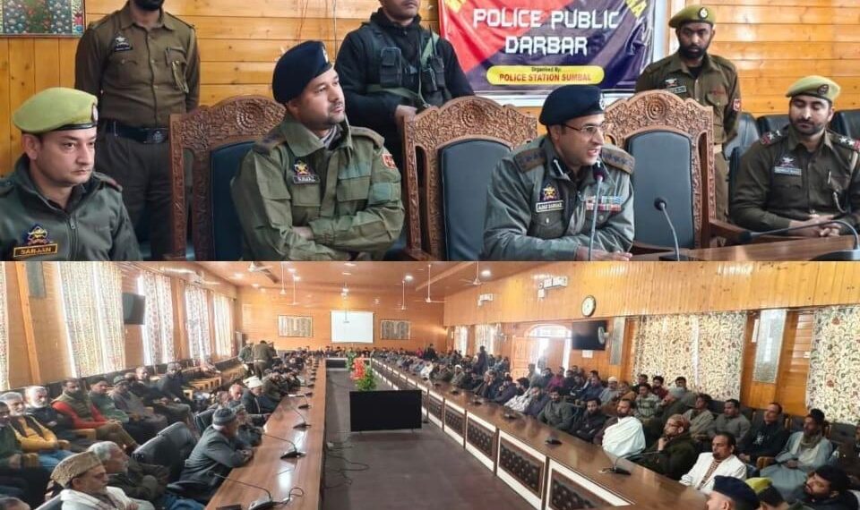 Bandipora Police Holds Interactive Public Darbar, Focus on Crime Prevention and Community Cooperation